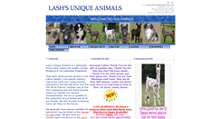 Desktop Screenshot of lashsuniqueanimals.com